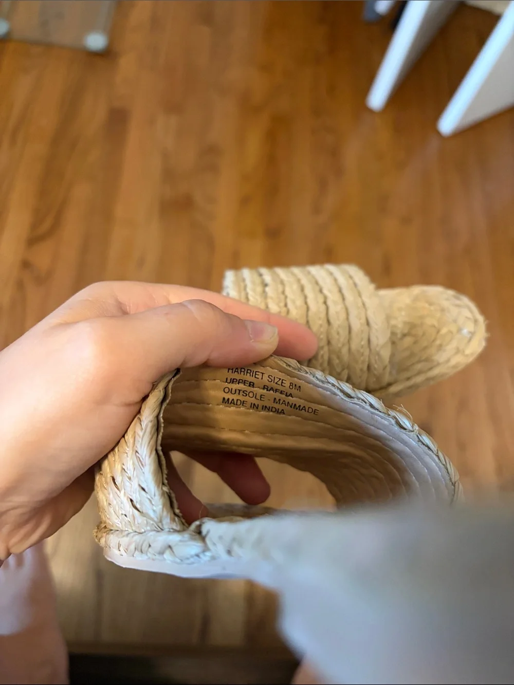 Matisse Braided Slide Sandals in Natural Tan